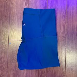 Lululemon Teal High Waisted Leggings- 4